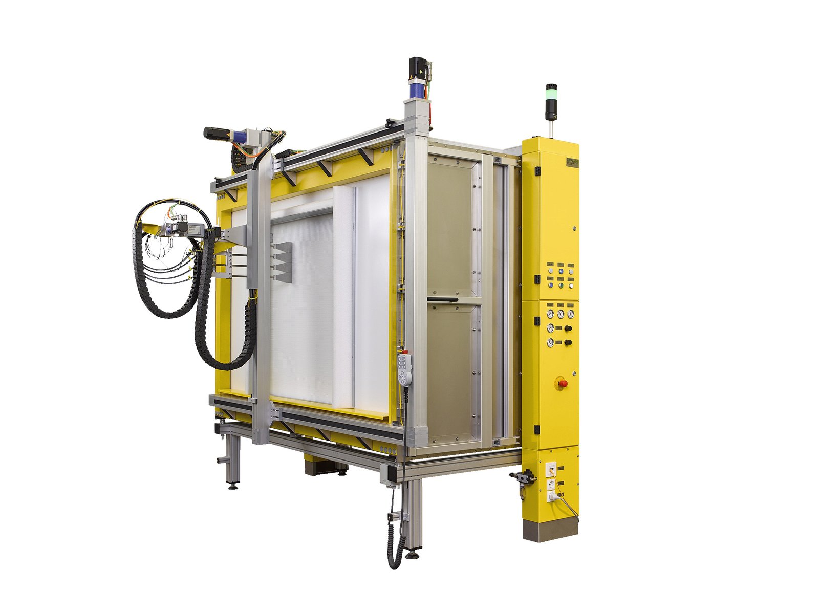 AFS 150 Automated HEPA/ULPA Filter Scanning System workflow diagram
